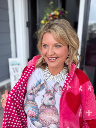 Sacred Heart Velvet Jacket