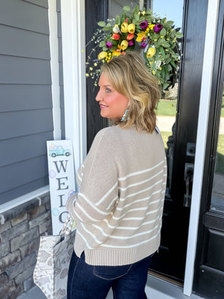 "SALTY" Sweater | Tan