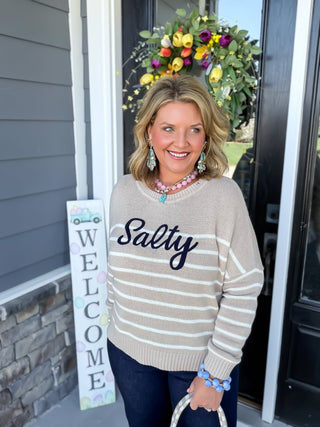 shiraleah tan salty sweater