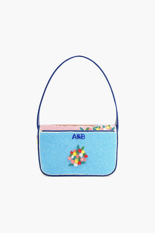 "Santorini Dreams" Beaded Shoulder Bag
