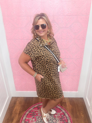 Scalloped in Spots Mini Dress