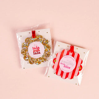 Scalloped Round Picture Frame Ornament