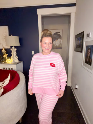 Sealed With A Kiss Pajama Pant Set