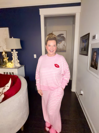 Sealed With A Kiss Pajama Pant Set