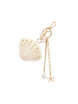 Seashell bag charm.