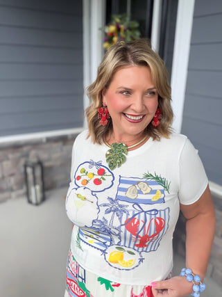 colorful italian tee