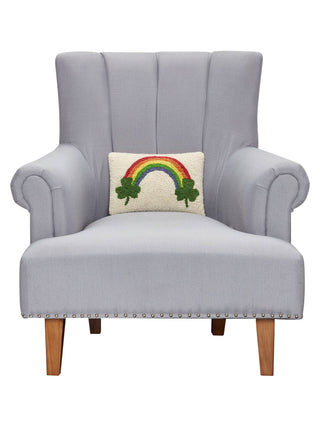Shamrock Rainbow Hook Pillow