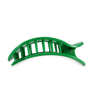 Shamrock Shimmer Large Round Flat Hair Clip