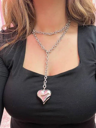Romance Wrap Around Heart Necklace