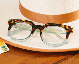 Showbiz Reading Glasses Tortoise/Green
