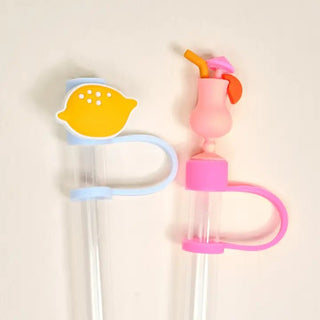 Silicone Straw Topper Set (2-Pack)