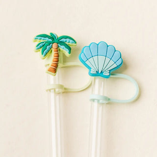 Silicone Straw Topper Set (2-Pack)