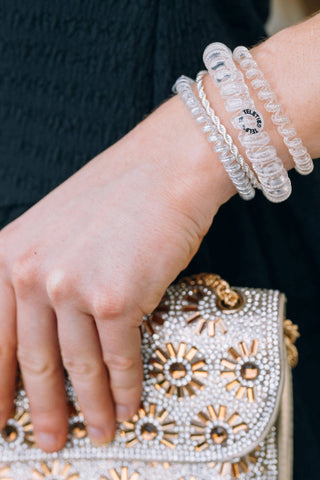 Silver Slay Large Hair Ties