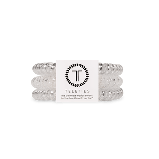 Silver Slay Small Hair Ties.