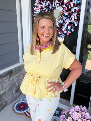 Simply Chic Cap Sleeve Blouse