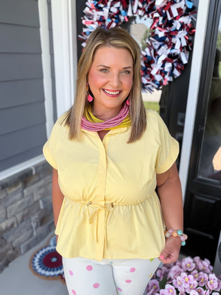 Simply Chic Cap Sleeve Blouse