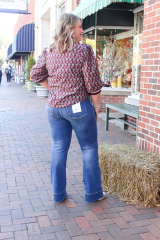 Skylar High Rise Bootcut Jeans