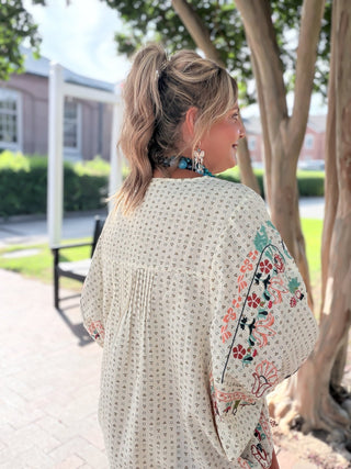 Soft Meadow Embroidered Blouse