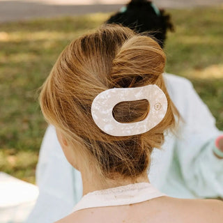 Soft Surf Flat Round Hair Clips