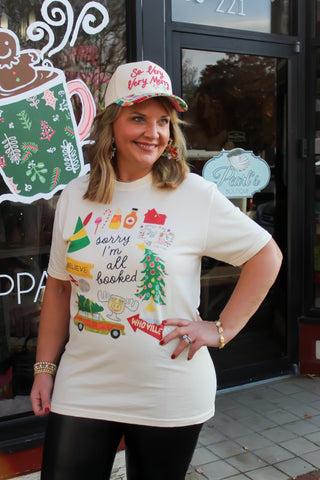 "Sorry I'm All Booked" T-Shirt