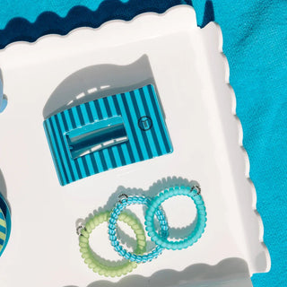 Splash Zone Flat Rectangle Hair Clip