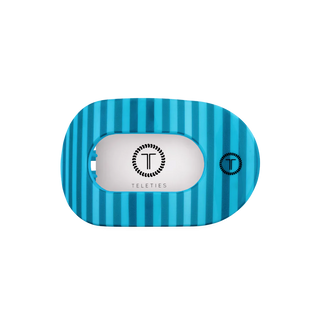 Splash Zone round flat hair clip.