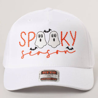 "SPOOKY" Ghost Embroidered Trucker Hat