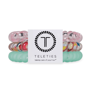 Spring Splash hair ties by Teleties.