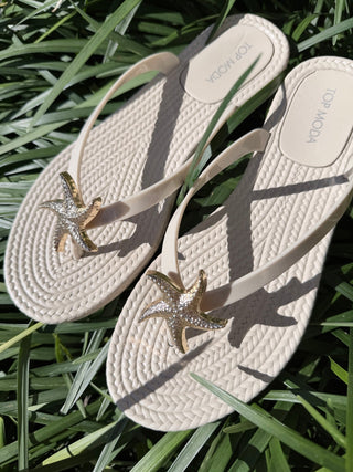 starfish flip flops