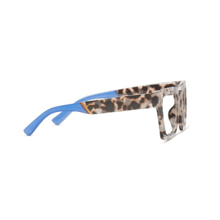 Sterling Reading Glasses Gray Tortoise/Blue