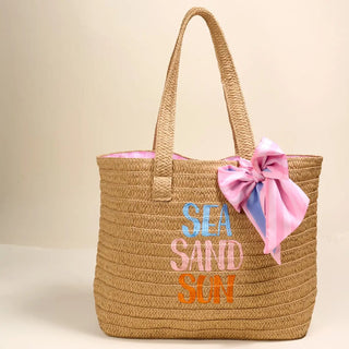 Straw & Sun Tote Bag