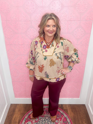 Street Sleek Pants | Burgundy