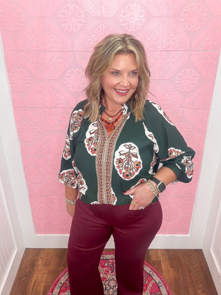 Street Sleek Pants | Burgundy