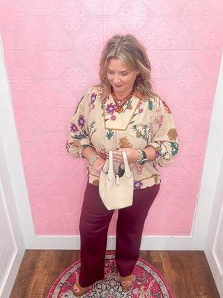 Street Sleek Pants | Burgundy