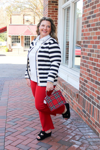 Stripe It Up Cardigan
