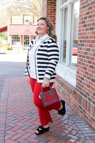 Stripe It Up Cardigan