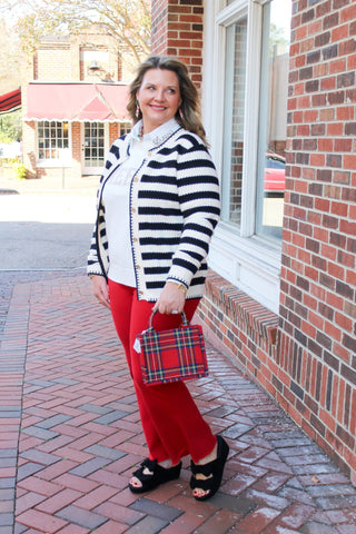 Stripe It Up Cardigan