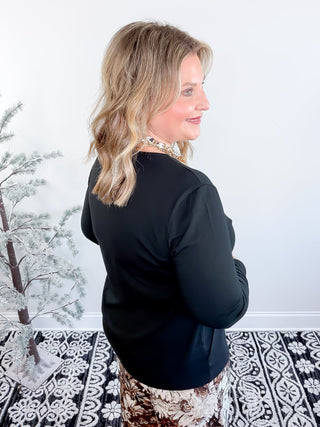 Structured in Style Top | Black