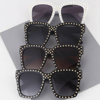 Studded Square Sunglasses