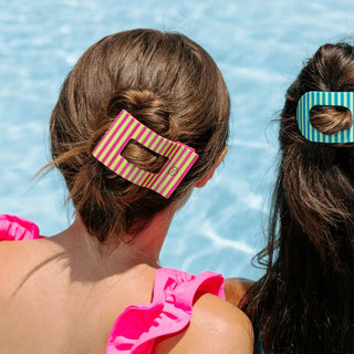 Summer Crush Flat Rectangle Hair Clip