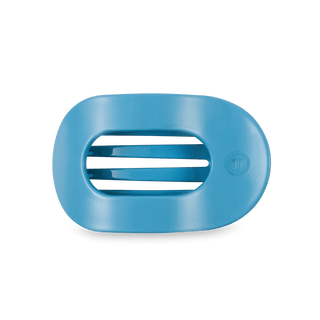 Summer Sky Large Round Flat Hair Clip