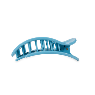 Summer Sky Medium Round Flat Hair Clip