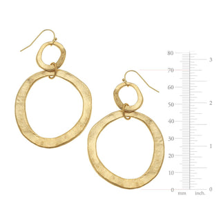 Susan Shaw | Double Gold Earrings