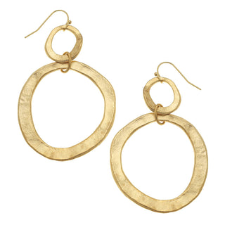Susan Shaw gold earrings