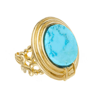 Susan Shaw turquoise Roma ring