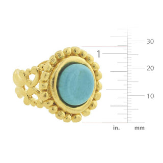 Susan Shaw | Turquoise Cab Ring