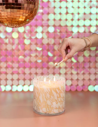 Sweet Grace Marbled Jar Candle