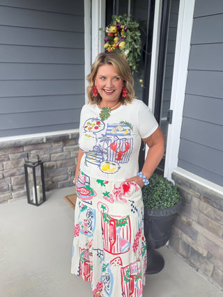 Sweet Serenade Midi Skirt