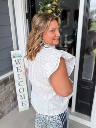 Sweet Serenity Ruffle Blouse