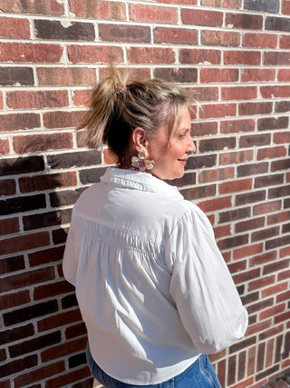Sweet Shirring Blouse
